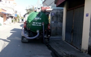 Hút bể phốt tại nhà Hải Phòng